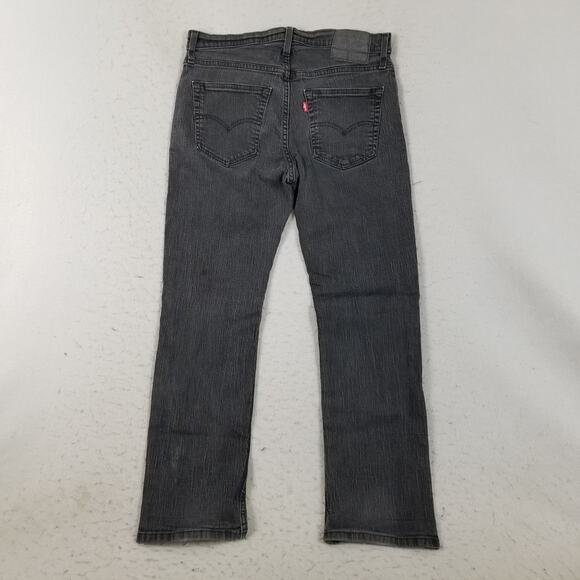 Levis 559 Jeans Mens 33x29 Black Straight Leg Comfort Fit Stretch Denim Pants - Picture 5 of 16